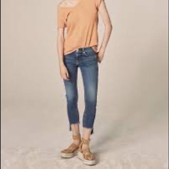 Rag & Bone Mid-Rise Ankle Skinny in Hampton - Picture 1 of 12